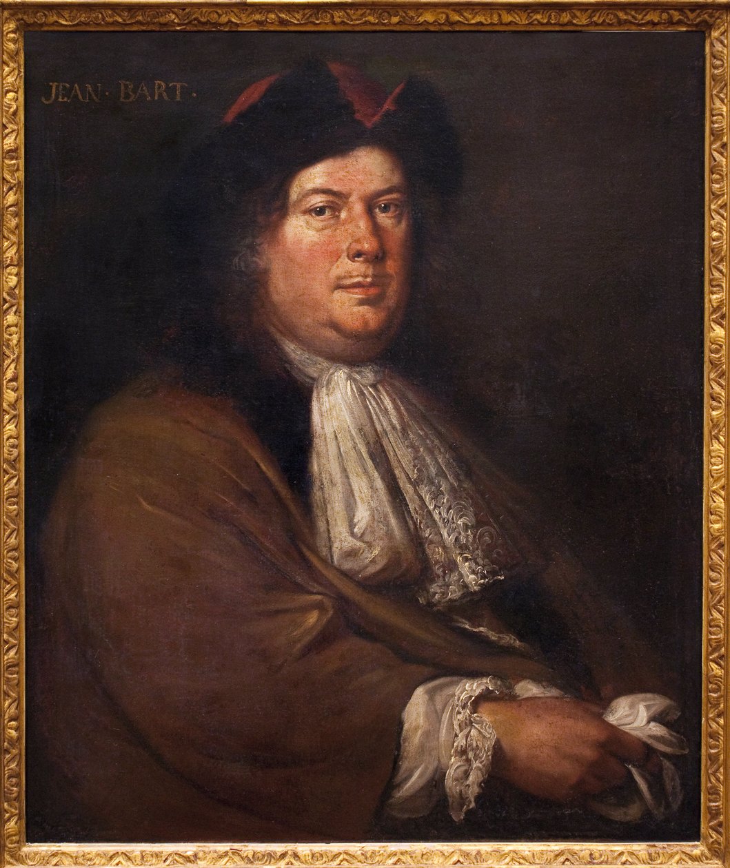 Portrét Jean Bart (1650-1702). Obraz Mathieu Eliáš (1658-1741), olej na plátně, počátek 18. století. Francouzské umění od Mathieu Elias