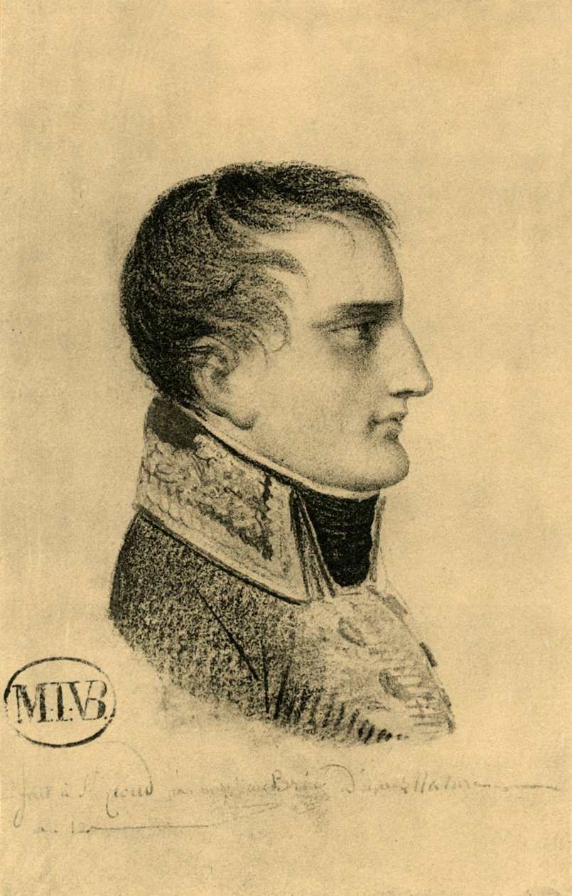 Napoleon jako první konzul, 1803 nebo 1804, 1921. od Mathieu Van Brée