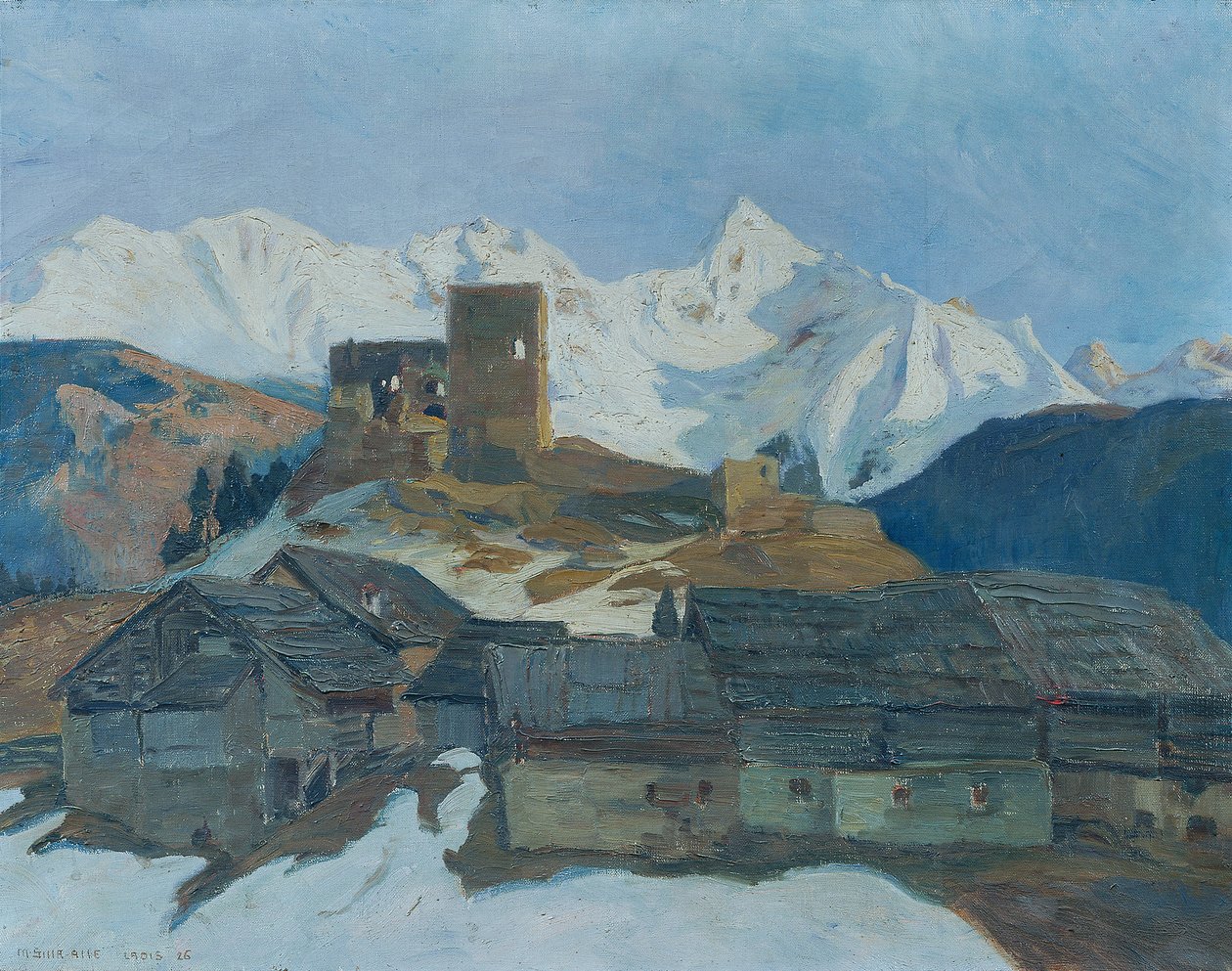 Zima v ženách (Tyrolsko) od Mathilde Sitta Allé