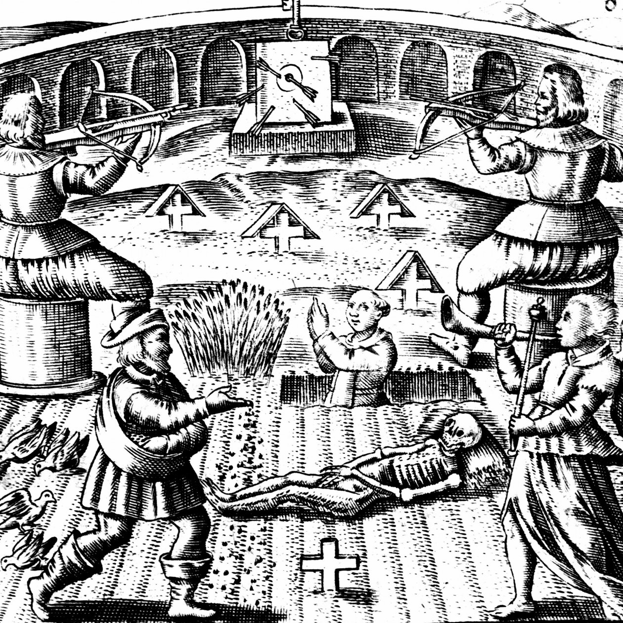 Osmý klíč Basila Valentina, z knihy "Von dem grossen Stein Uhralten" od Basila Valentina, Štrasburk, 1651 od Mattaus the Younger Merian