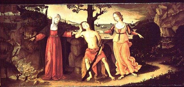 Herkules na křižovatce od Matteo di Giuliano di Lorenzo Balducci