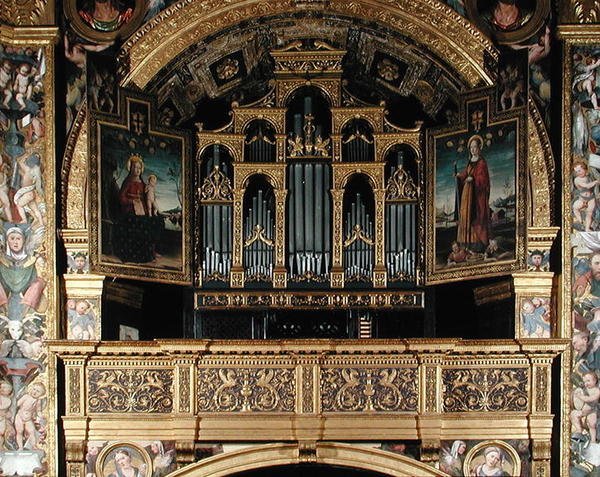 Panna a dítě tváří ke svaté Kateřině Alexandrijské, 1507 od Matteo Chiesa
