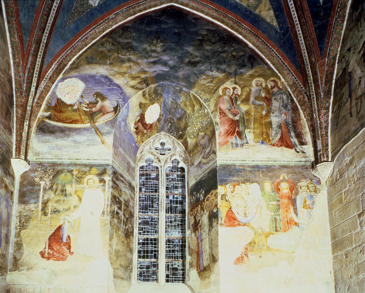 Výjevy ze života sv. Jana Evangelisty, z kaple sv. Jana, 1347 od Matteo Giovanetti