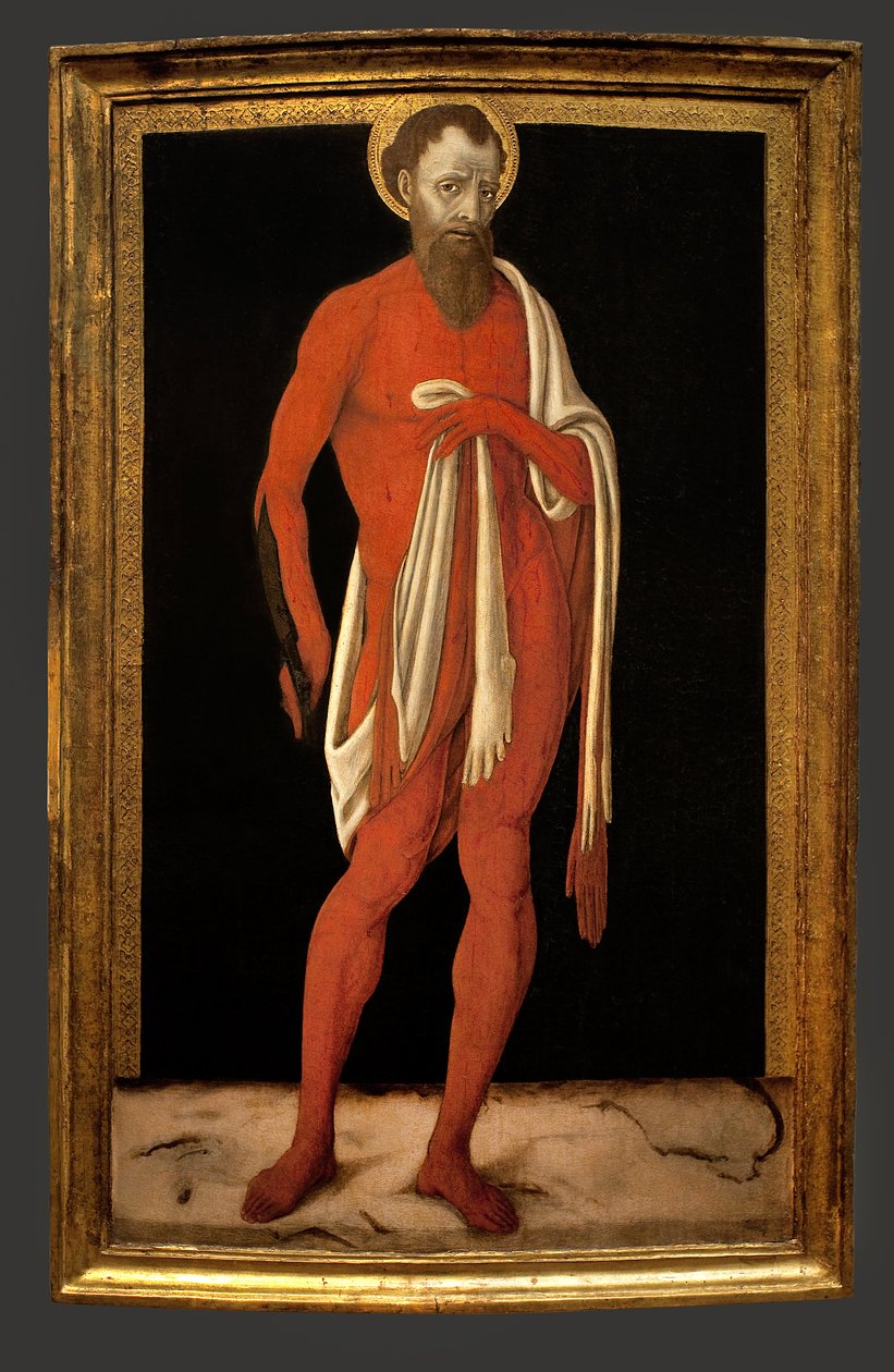Svatý Bartoloměj, apoštol od Matteo di Giovanni di Bartolo
