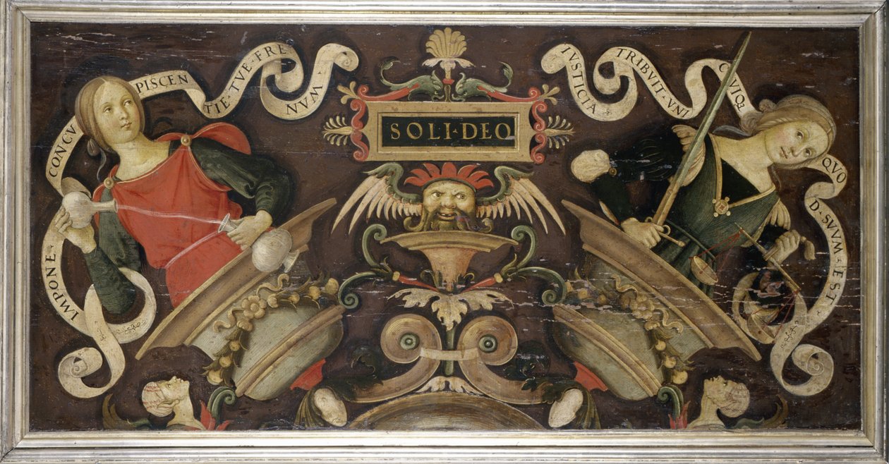 Alegorie ctnosti, kolem 1510-15 (tempera na borovém dřevě) od Matteo di Giuliano di Lorenzo Balducci