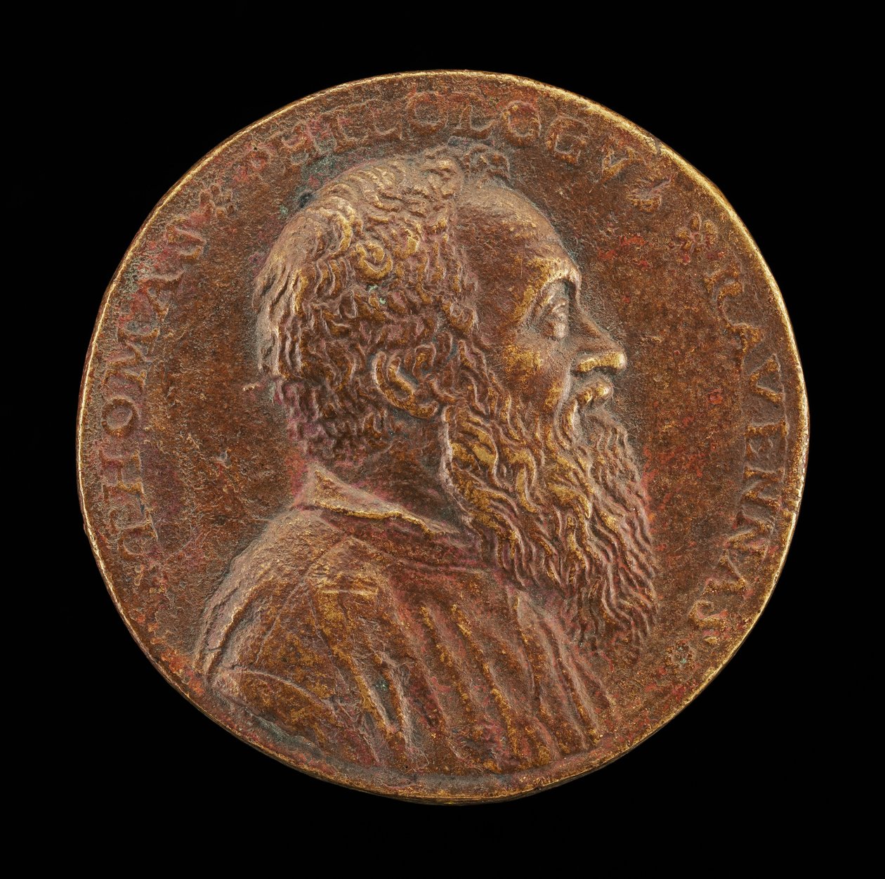 Tommaso Rangone, 1493-1577, lékař z Ravenny [avers], 1562. od Matteo Pagani