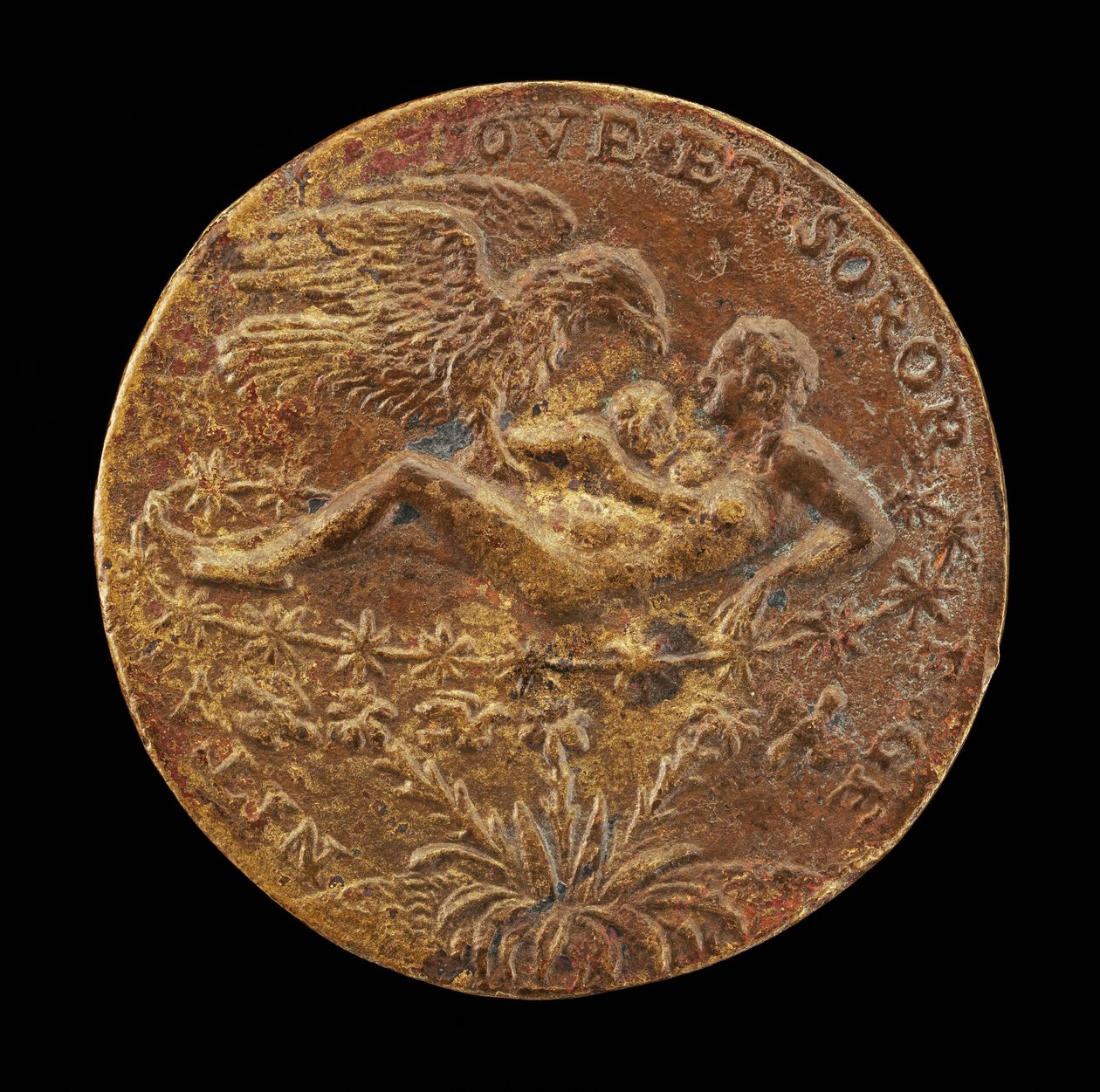 Jupiter jako orel přinášející nemluvně Herkula do Juno [reverse], 1562. od Matteo Pagano