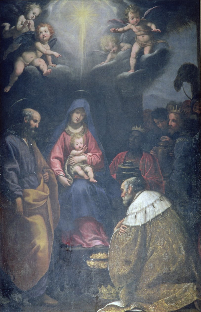Klanění tří králů, 1629 od Matteo Rosselli