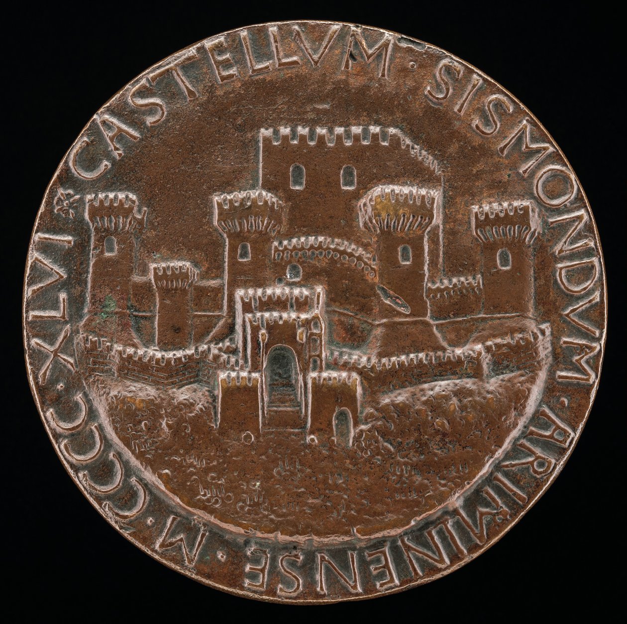 Hrad Rimini [reverse], 1446. od Matteo di Andrea de Pasti