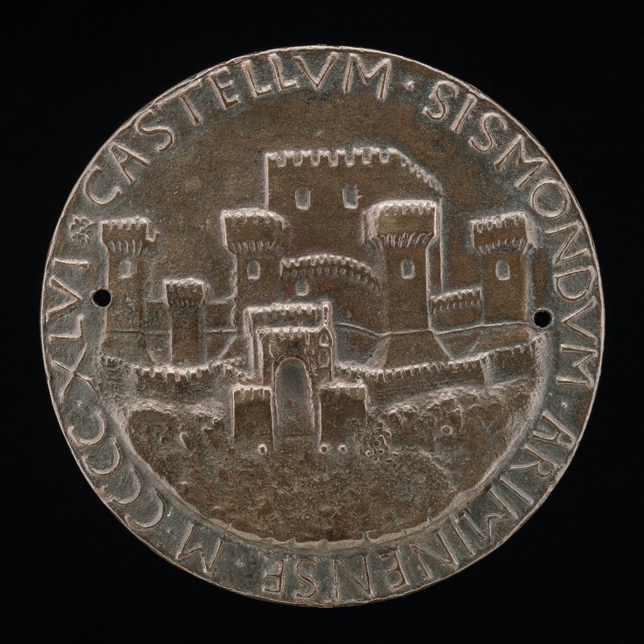 Hrad Rimini [reverse], 1446. od Matteo di Andrea de Pasti