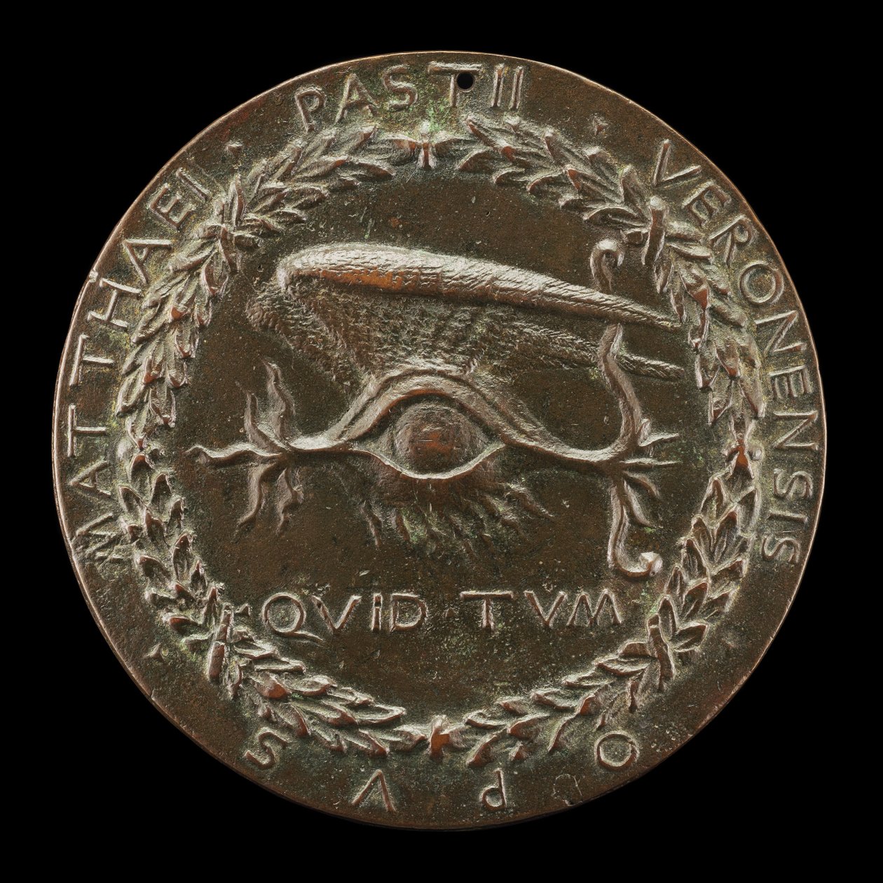 Okřídlené lidské oko [reverzní], 14461450. od Matteo di Andrea de Pasti