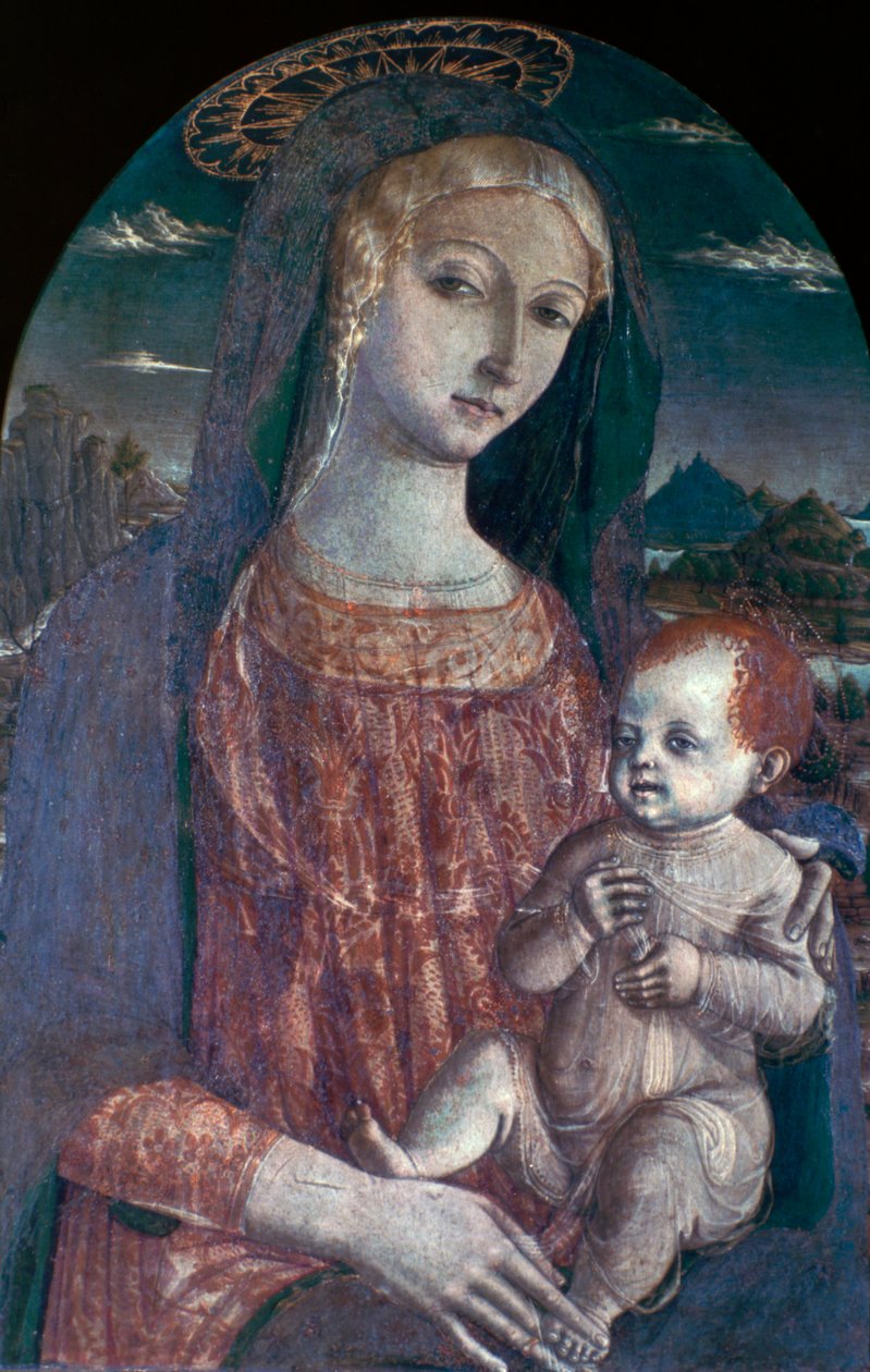 Madonna a dítě, c1450-1495 od Matteo di Giovanni