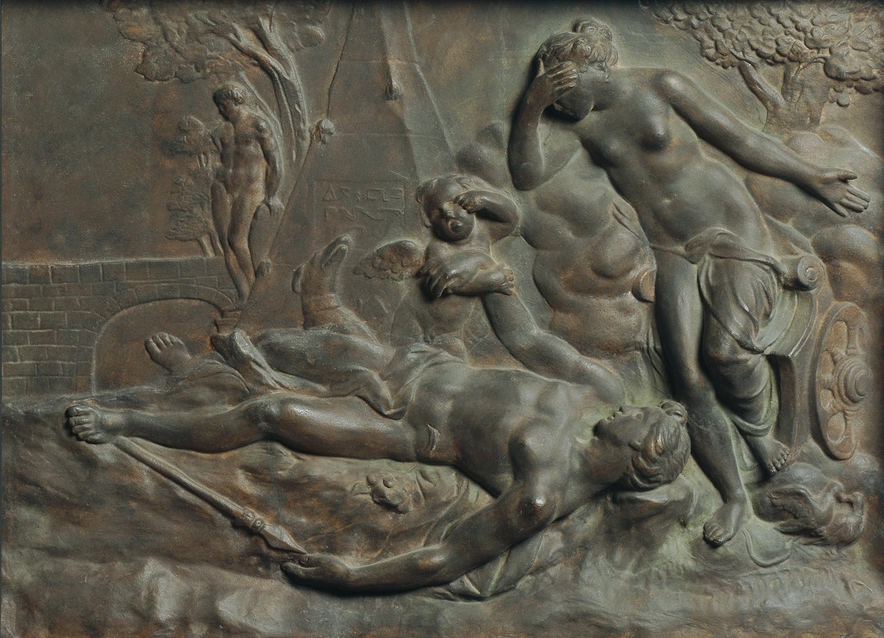 Venus beweint den toten Adonis od Matthäus Donner