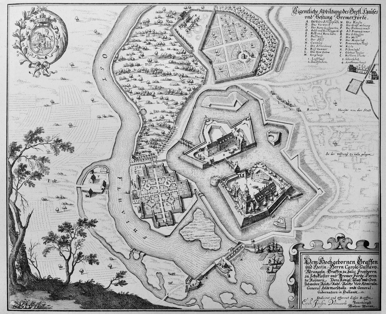Bremervörde od Matthaus Merian