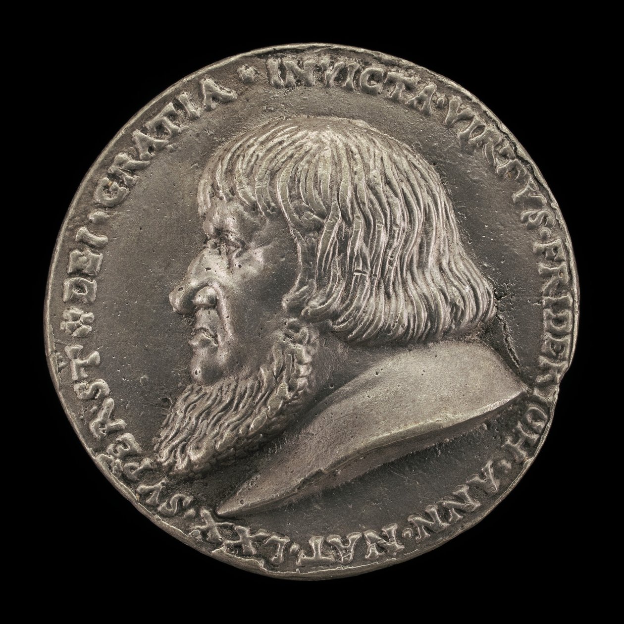 Fridrich starší, 1460-1536, markrabě Brandenburg-Ansbach 1486 [avers], 1528. od Matthes Gebel