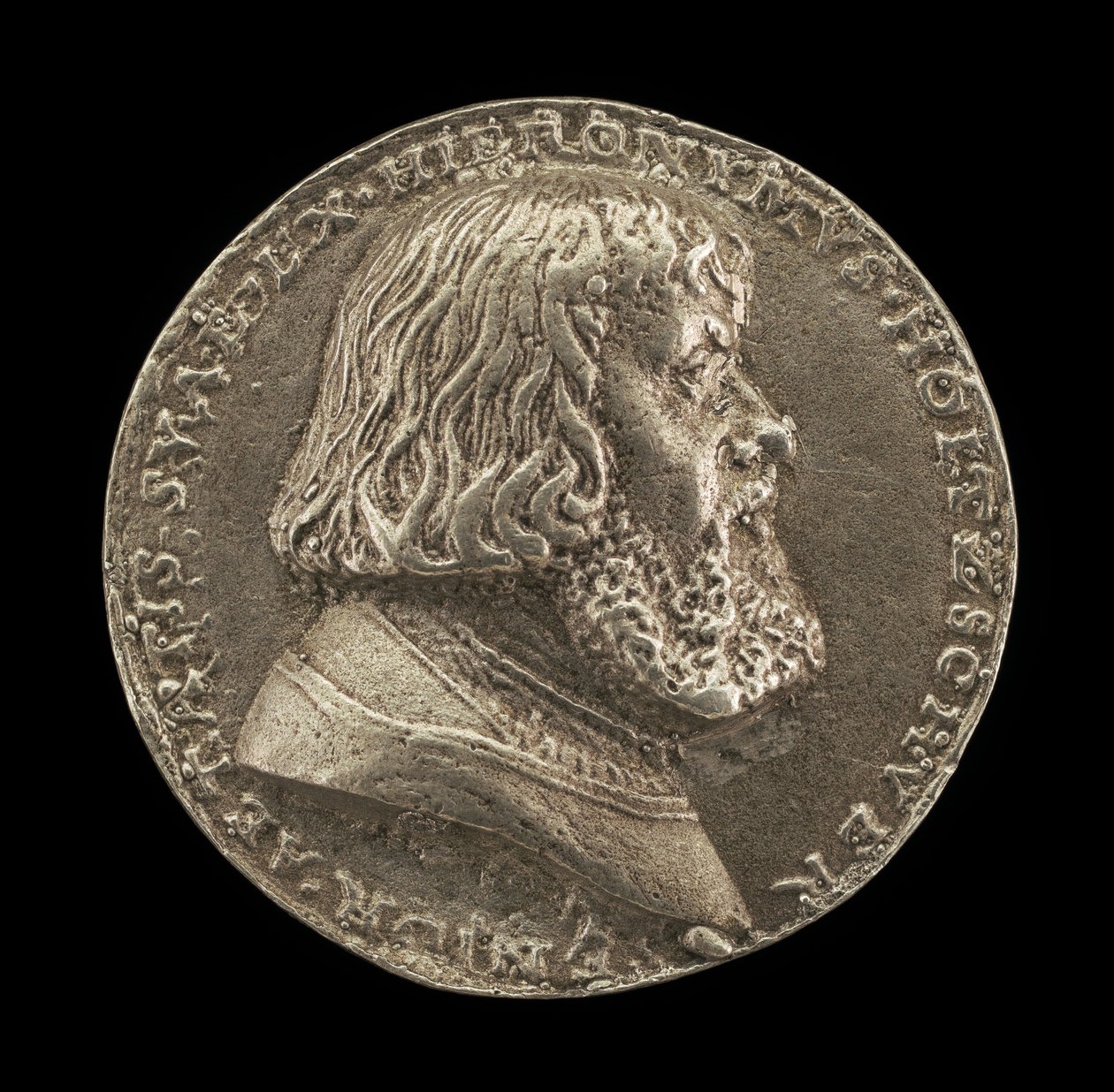 Hieronymus Holzschuher, 1469-1529, norimberský patricij [avers], 1529. od Matthes Gebel
