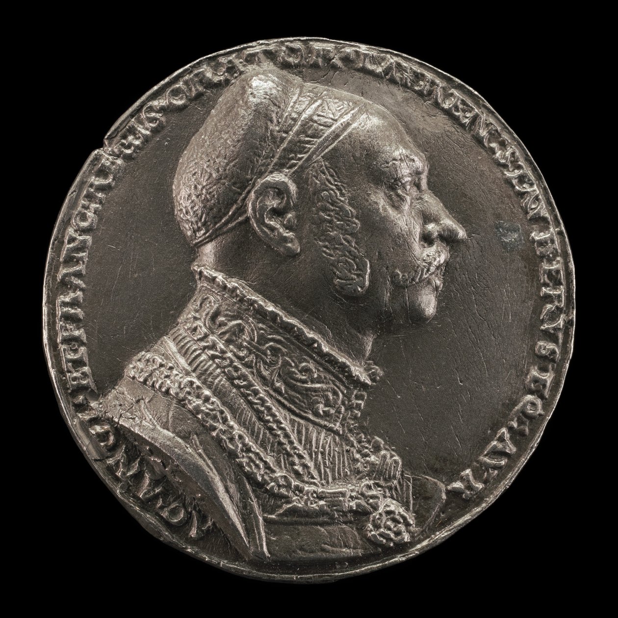 Lorenz Staiber, 14851486-1539, norimberský patricij, spisovatel a řečník [avers], 1535. od Matthes Gebel