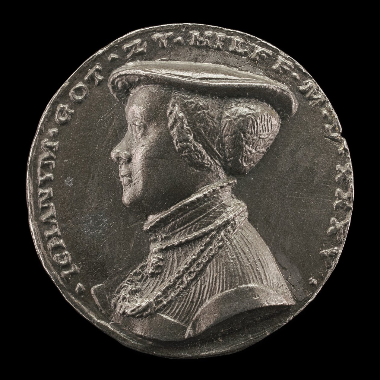 Magdalena Rummel, manželka Lorenze Staibera 1509 [revers], 1535. od Matthes Gebel