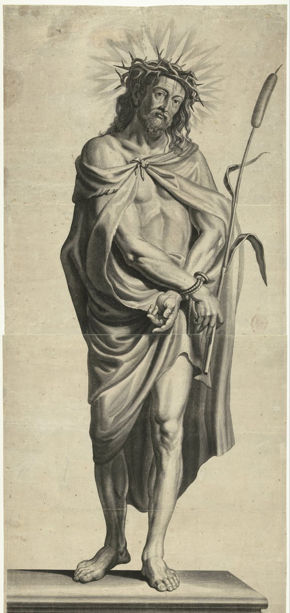 Ecce Homo Série Ecce Homo, Kristus ukřižovaný, Panna Maria a Jan Evangelista (název série) od Mattheus Borrekens