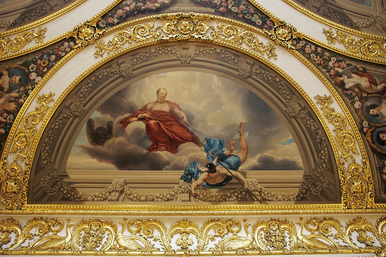 Jupiter vysílá Merkura na misi, Elizabeth Saloonová od Matthew Cotes Wyatt