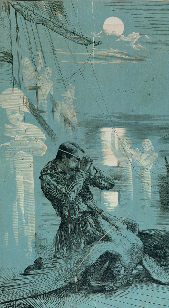 Mrtví pracují aneb Napoleonův albatros, z knihy Tomahawk, vydané v listopadu 1867. od Matthew Somerville Morgan