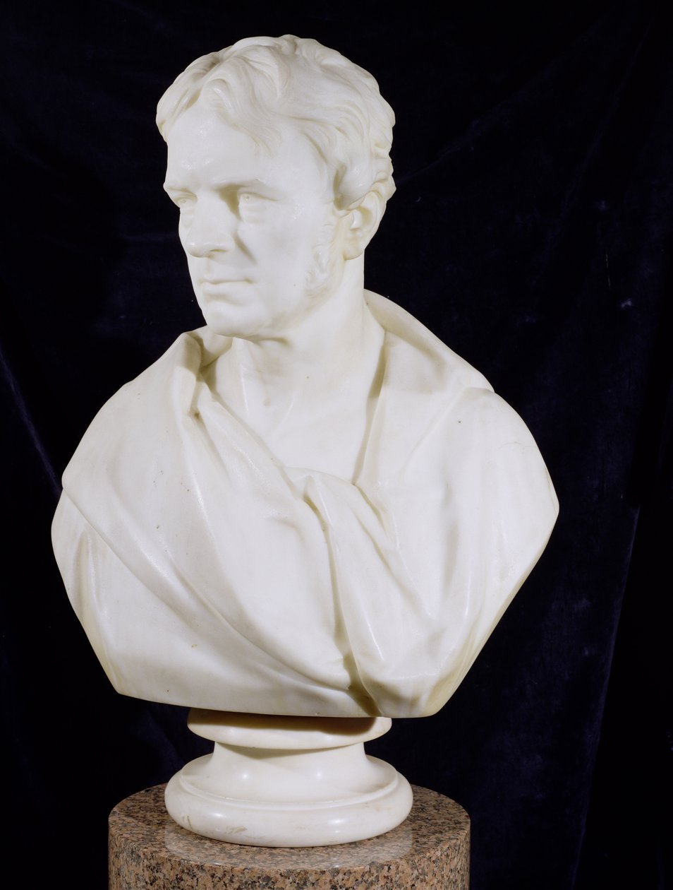 Busta portrét Michaela Faradaya (1791-1867) od Matthew Noble