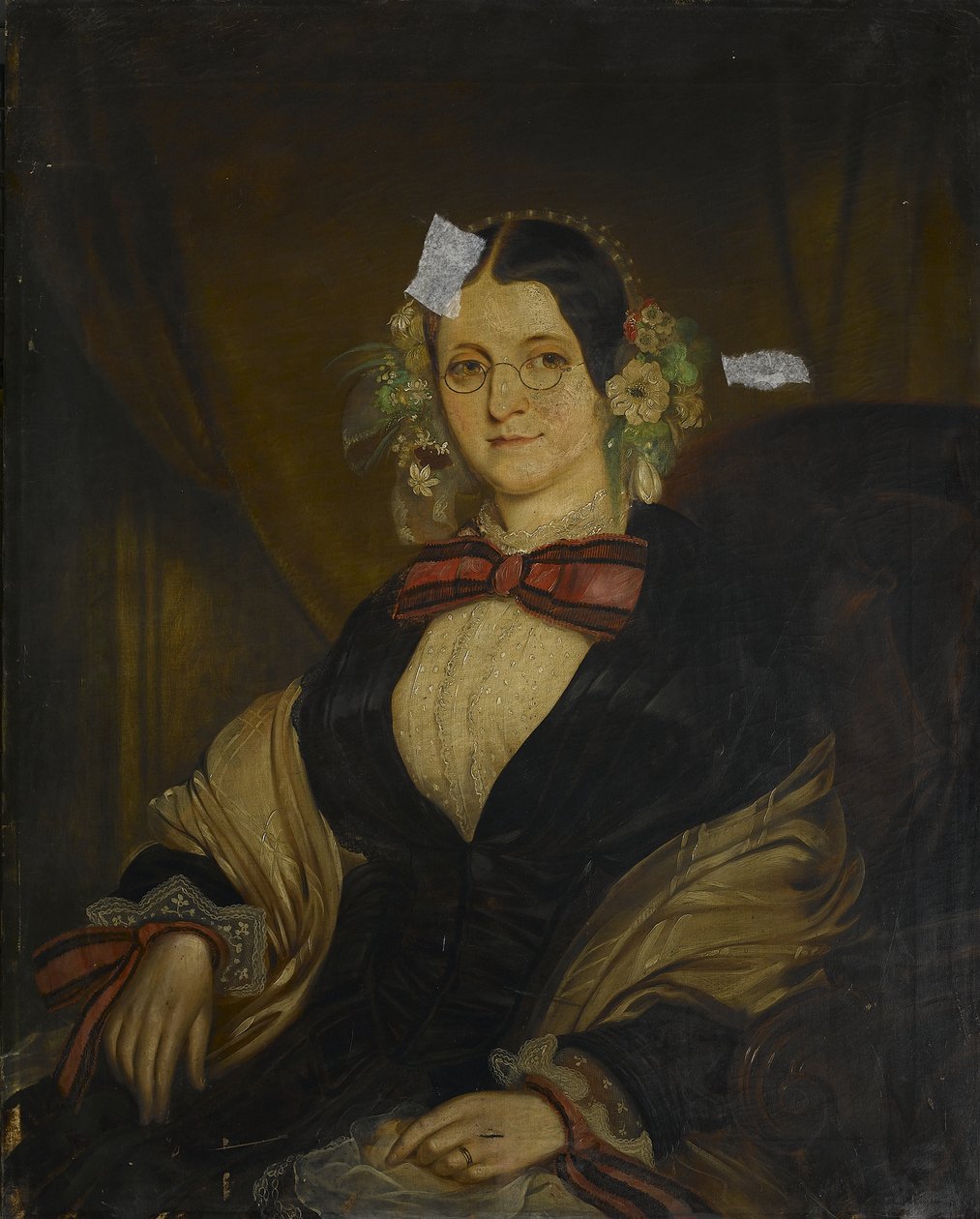 Paní Wiliam Bate, manželka Dr. Williama Batea Juniora, kolem roku 1854 od Matthew Popham