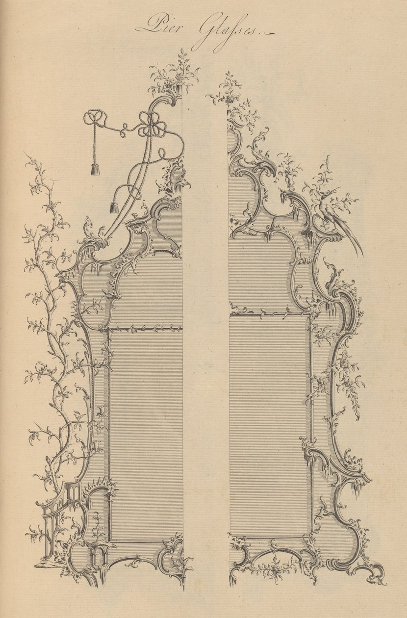Obecný systém užitného a okrasného nábytku..., 1759-1763. od Matthew Darly
