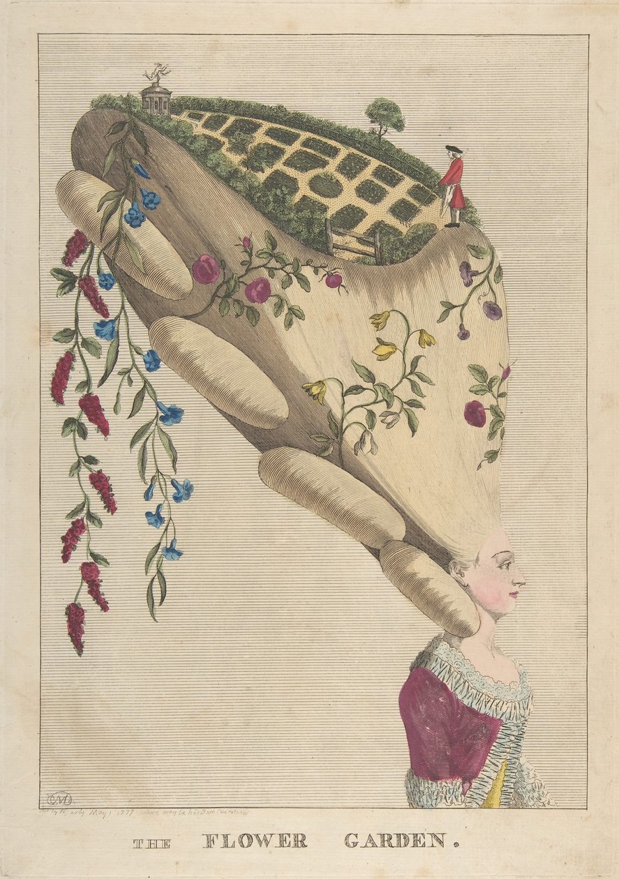Květná zahrada, 1. května 1777. od Matthew Darly