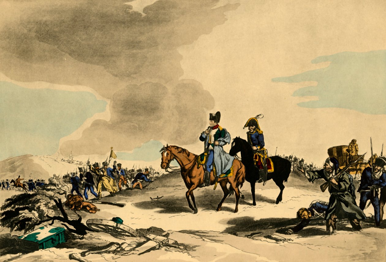 Bas Le Manteau aneb Šumění francouzské velké armády...1812, 1921. od Matthew Dubourg