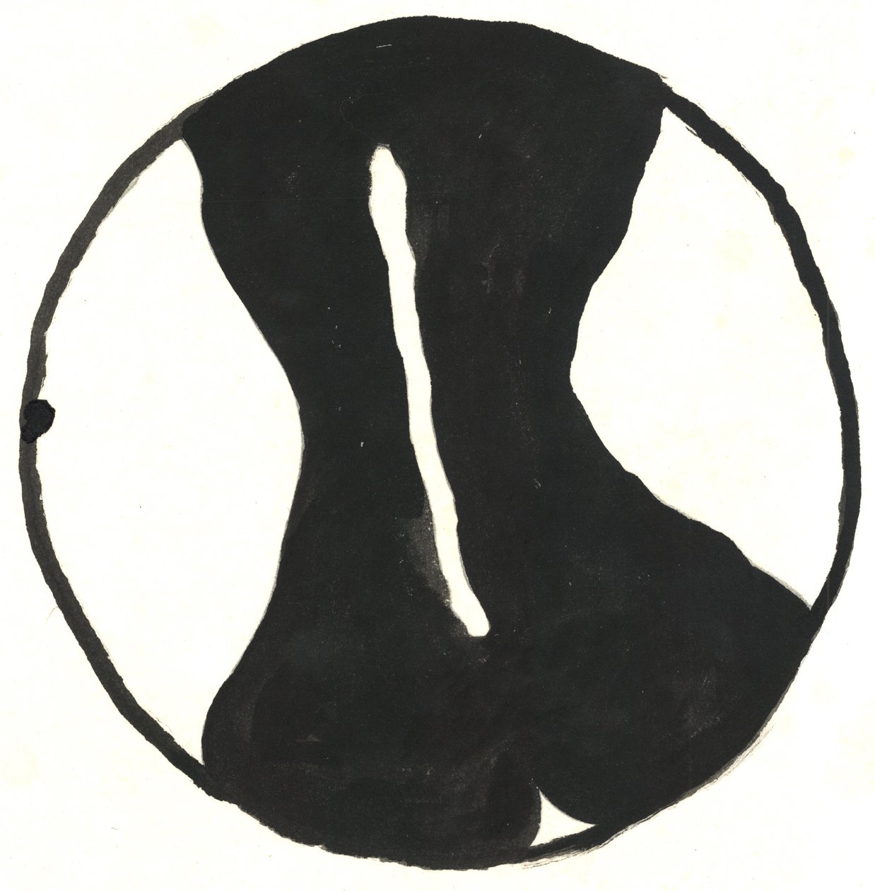 Du Serie Glyphes 8, 2017 (indický inkoust) od Matthew Hilton