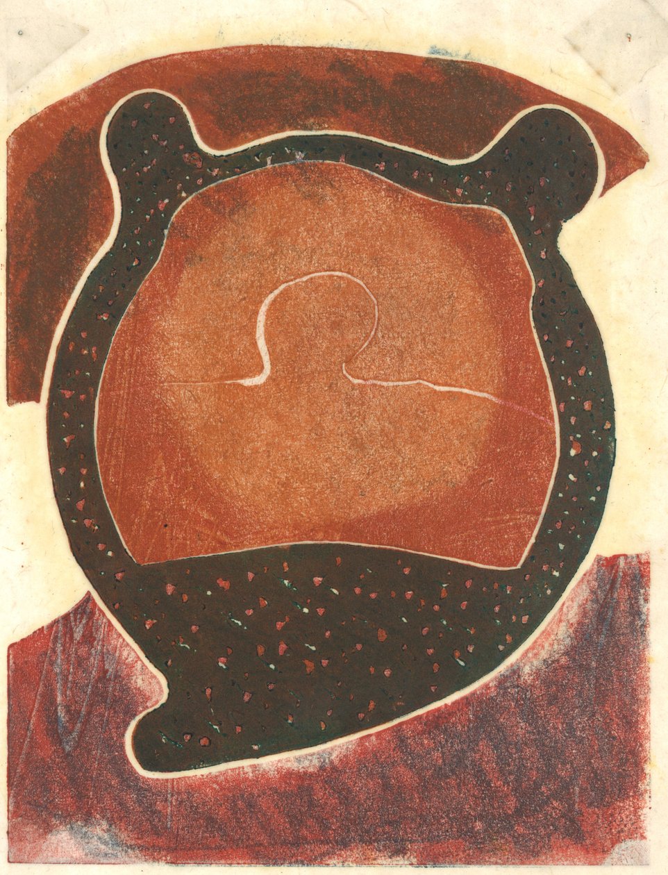Objekt, 2013 (linoryt) od Matthew Hilton