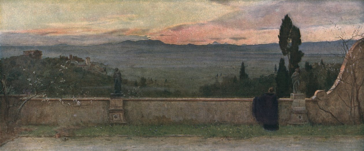 Val DArno: Večer, c1901, c1930. od Matthew Ridley Corbet