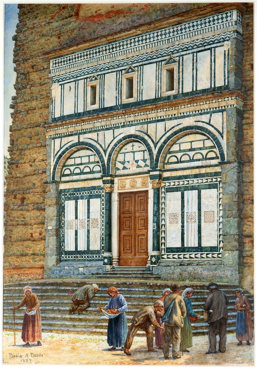 Badia z Fiesole, Florencie, Itálie od Matthew Thomas Rooke