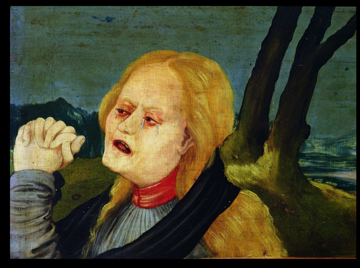 Máří Magdaléna z desky predelly Isenheimského oltářního obrazu, asi 1512-16 od Matthias Grünewald