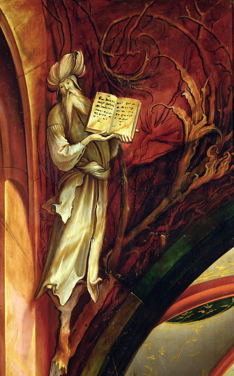 Prorok Izajáš, z Isenheimského oltáře, c.1512-16 od Matthias Grünewald