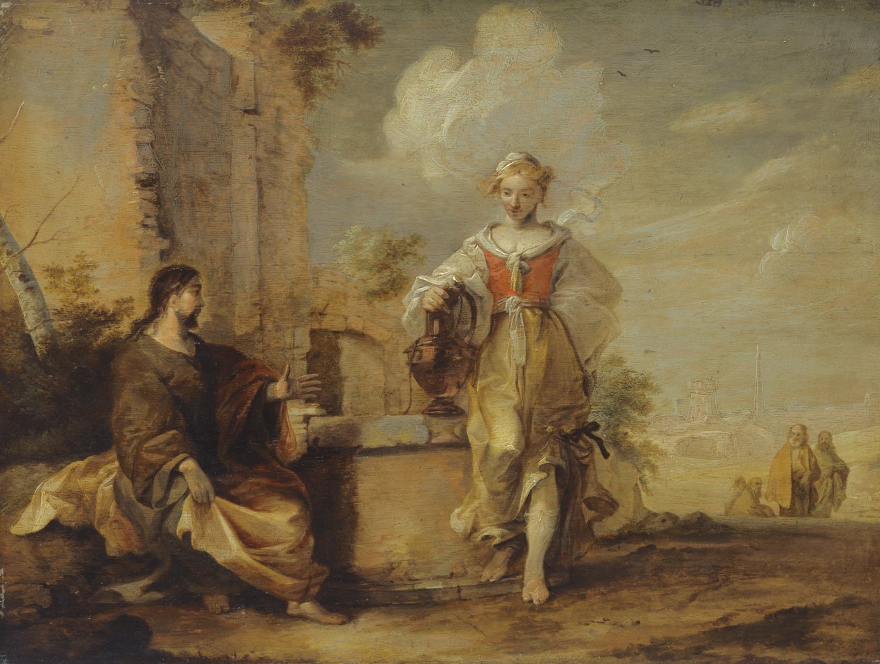 Kristus a Samaritánka od Matthias Scheits