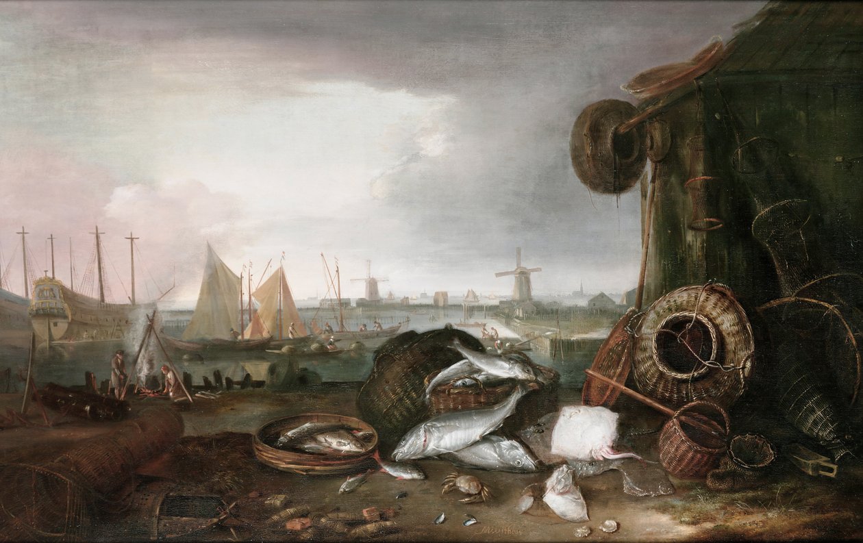 Nizozemsky: De Grashaven od Matthias Withoos