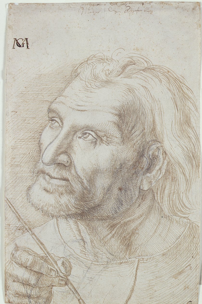 Kopie Erlangerova autoportrétu od Matthias after Gruenewald
