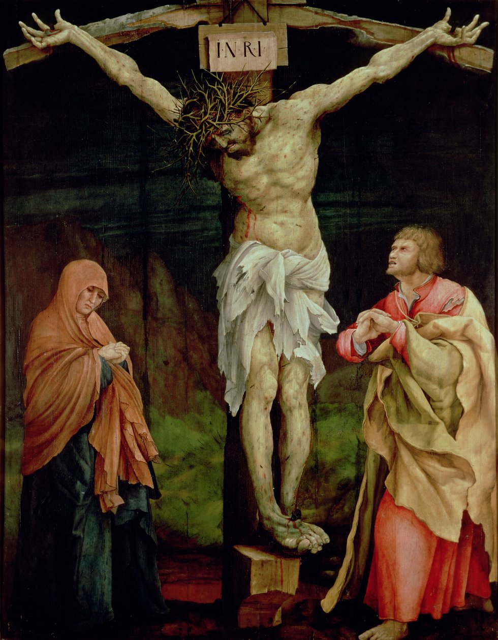 The Crucifixion, c.1525 (olej na panelu) od Matthias (c.1480 1528) Grunewald
