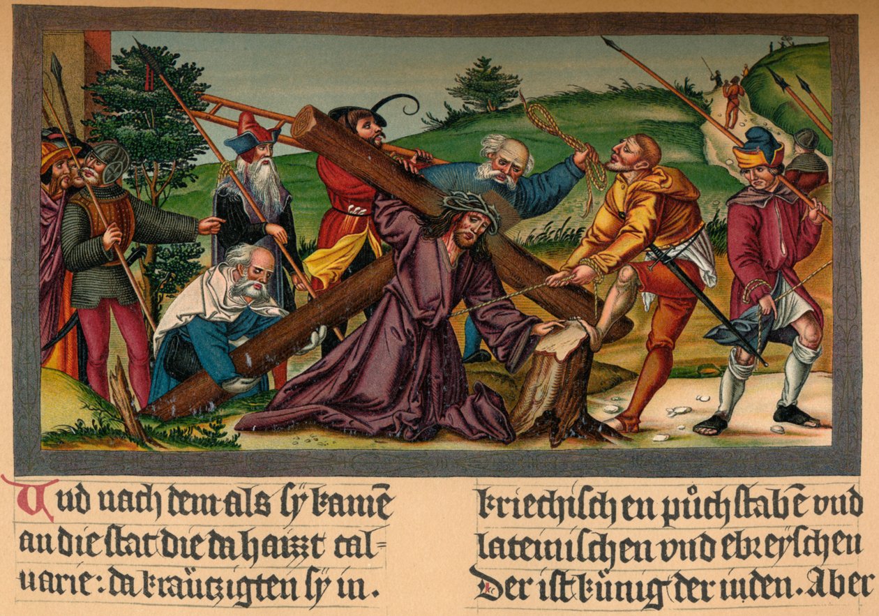 „Kristus na cestě na Kalvárii“, c1530, 1907 od Matthias Gerung