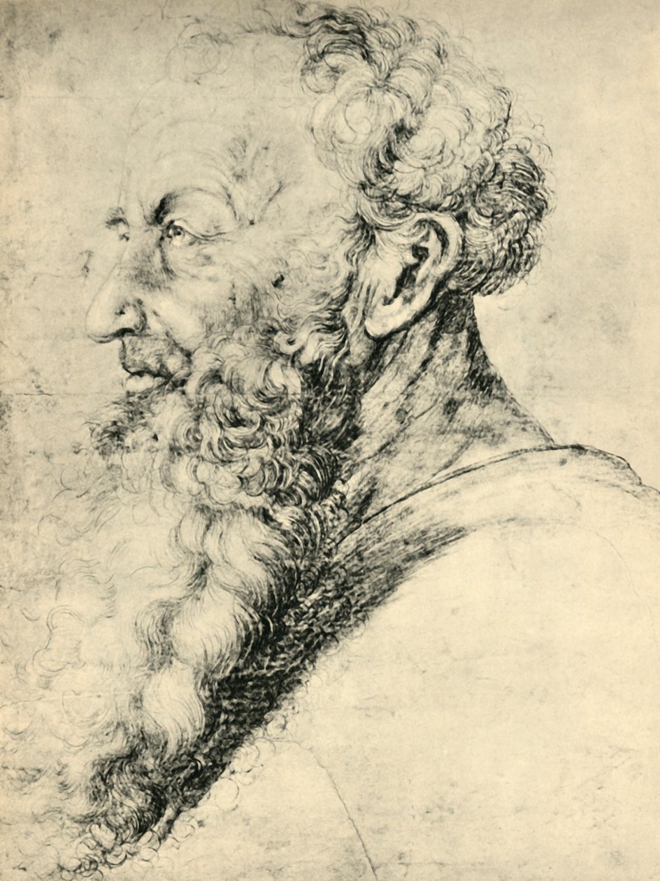 Portrét Guida Guersiho, 1513-1515, 1943. od Matthias Gruenewald