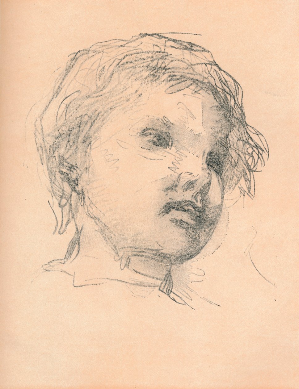 Skica dítěte, c1920 od Matthias Marris