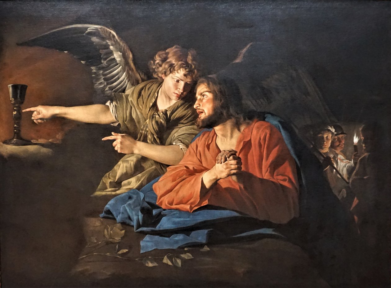 Kristus na Olivové hoře od Matthias Stom