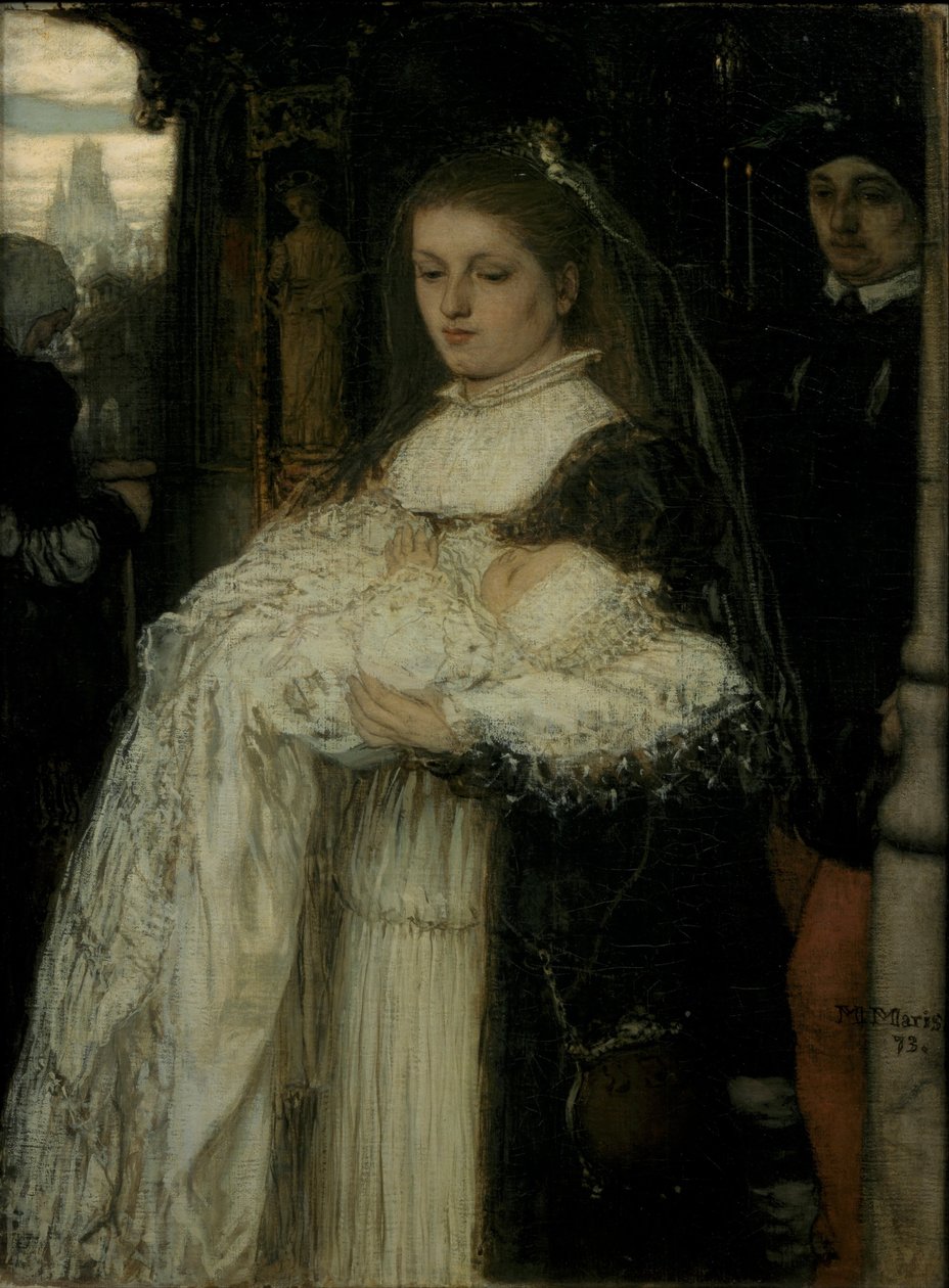 Křestní procesí v Lausanne, 1873 od Matthijs Maris