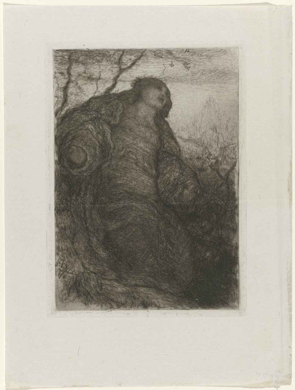 Žena pod stromem Paní ze Shalott od Matthijs Maris