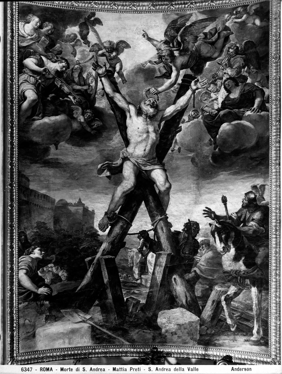 Umučení svatého Ondřeje, 1650-51 od Mattia Preti