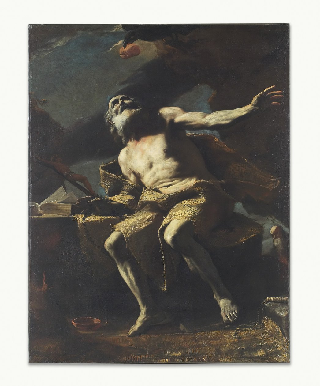 Svatý Pavel poustevník, c. 1656-60 od Mattia Preti