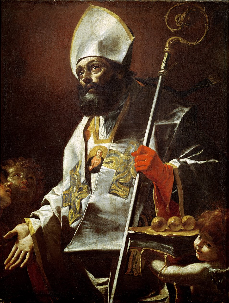 Mikuláš z Bari (d.c.346) od Mattia Preti