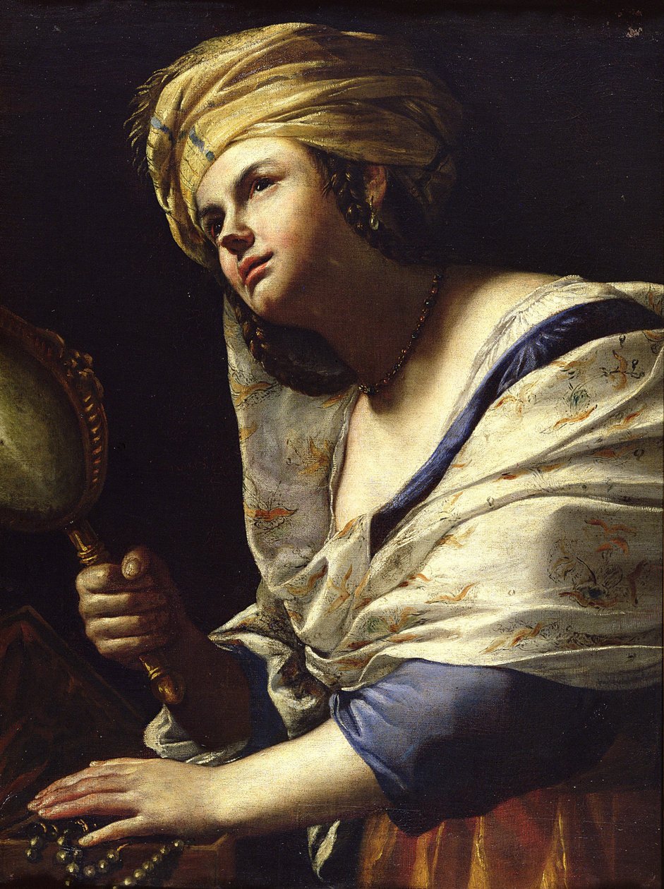 Vanity, kolem 1650-70 od Mattia Preti